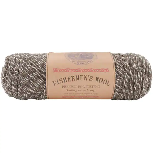 Lion Brand Yarn Fishermen's Wool Maple Tweed 150-201 Classic Wool