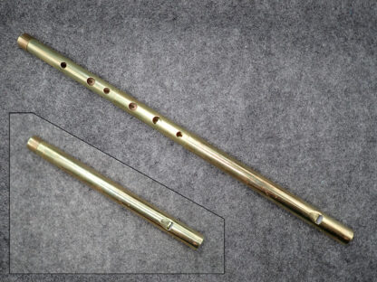 MackBeth Whistle #28, Telescoping High D in Brass