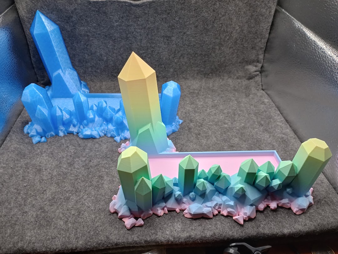 Crystal-themed 3D Printed Dock Cover for Nintendo Switch 1 Dock - Image 5