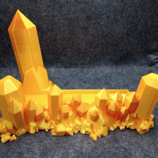 Crystal-themed 3D Printed Dock Cover for Nintendo Switch 1 Dock